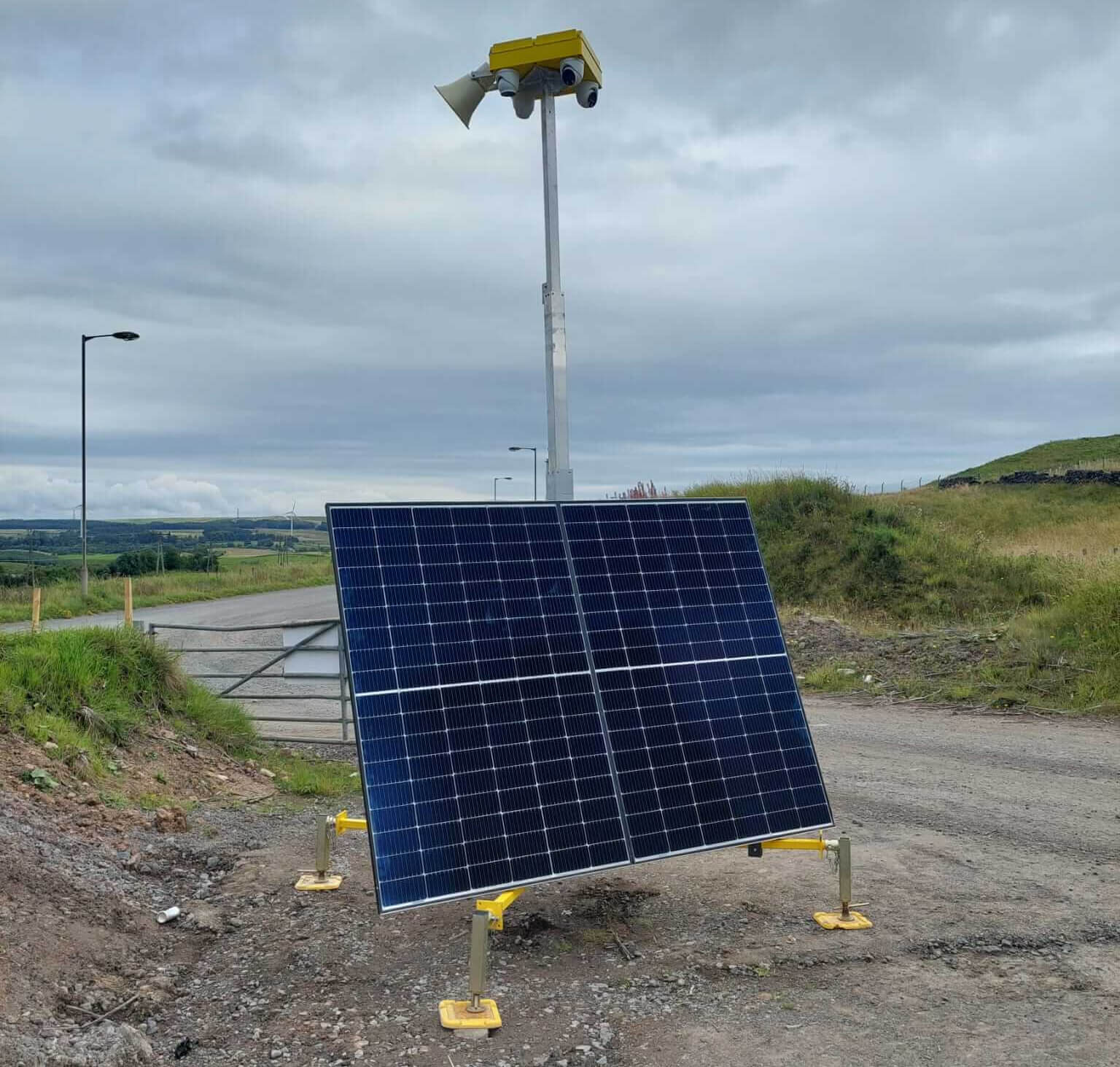 Renewable Energy Quick Deployment CCTV Towers